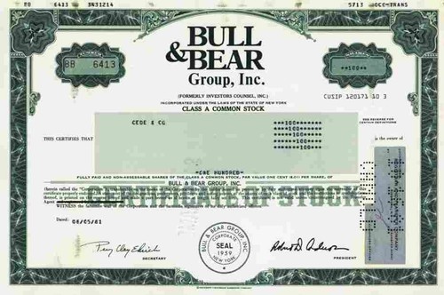 Bull bear group cede - bull,