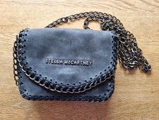Stella Mac Cartney Mini Tasche Original Grau Wildleder Neuwertig Rarität 