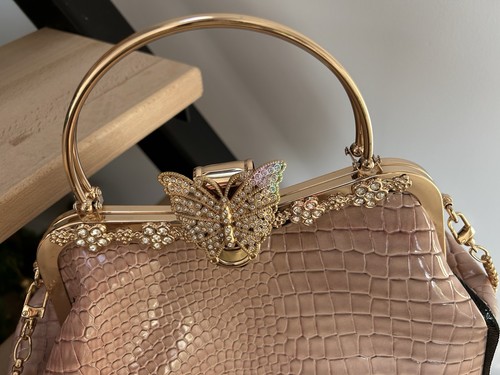Damen handtasche puderrosa - handtasche, in