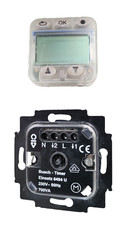 Busch-Jaeger 6454 U-101 Komplettset Rollladen-Timer mit unter Putz Netzteil DHL