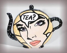 Kaffeekanne Teekanne Kanne Jameson&Tailor Keramik "American Dinner"