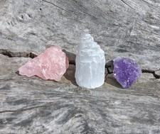 Amethyst•Rosenquarz•Seleni