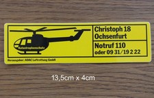 Aufkleber adac luftrettung - aufkleber,