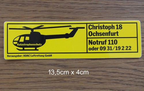 Aufkleber adac luftrettung - aufkleber,