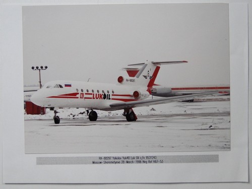 Jakowlew jak40 lukoil flugzeug - lukoil,
