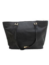 BIBA Damentasche schwarz Leder mit Polyester Schultertasche