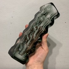 Vase schweres Glas Design