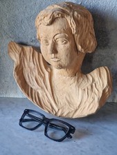 alte Relief Schnitzerei Engel