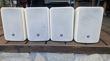 4xRCF Monitore weiß Lautsprecher gut gepflegt 175 W