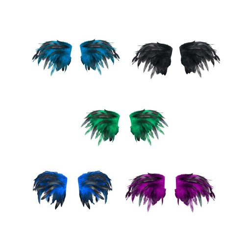 Feder cape schal gothic - schal,