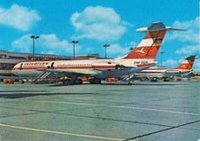 004 Ansichtskarte Interflug Flughafen Berlin-Schönefeld DDR IL 62 Luftfahrt