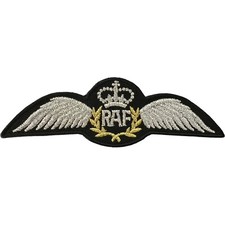 RAF Pilot Flügel Aufnäher