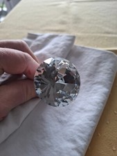 6 Möbelknöpf Glas Möbelgriff Schrankknöpfe Kommode Kristallgriff Schminktisch