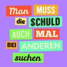 Kühlschrankmagnet Magnet Sticky Jam "Schuld suchen" 