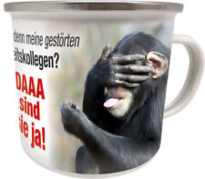 Emaille Becher 0,5 L -   WO