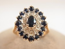 Schöner Saphir Diamant