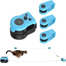 AOKUY Katzenspielzeug für Indoor-Katzen, Laufband, automatisch/ferngesteuertes