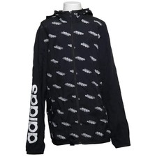 Adidas, Regenjacke, Jungen, Größe: 164, Schwarz/Weiß #REI