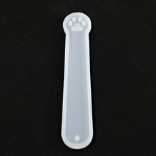 dajuni Katzen Pfote Lesezeichen Silikonform Mold für Resin, Epoxidharz ca. 14 cm