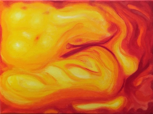 Magma original painting - "magma",