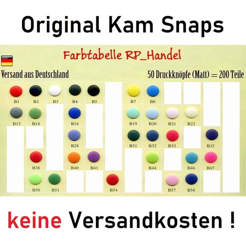 Druckknöpfe original kam - druckknöpfe,