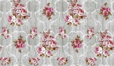 ROSA ROSE FLORAL GRAU EICHE