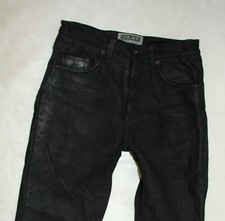 Herren  Enjoy Knopf Lederjeans Eher W28XL32  Biker Lederhose  Jeans