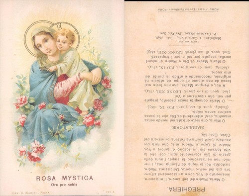 Santino von rosa mystica - santino,