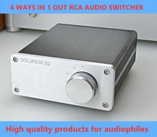 4 way stereo RCA audio switch