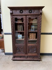 Antike Bretonische Vitrine, Bücherschrank , Traumhaft  -  Lieferung möglich!   