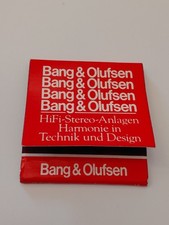 Streichholzheftchen, Bang &