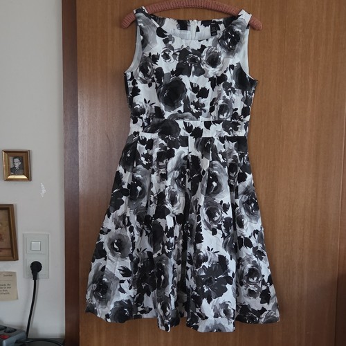 50er stil kleid schwarz - stil, schwarz-weiß