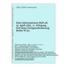 Zeiss Informationen Heft 48