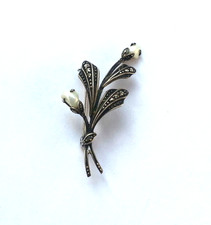 Antike Brosche 835 Silber TEKA