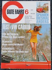 Gute Fahrt 06/70 Test VW Käfer Cabriolet,Wann stirbt der Motor?PKW TÜV-fit mache