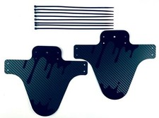 2 SCHWARZ Fahrrad Schutzblech