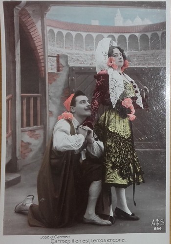 Oper carmen - oper, postkarten)