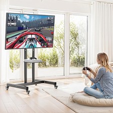 TV Wagen TV ständer mit Rollen Standfuß Drehbar höhenverstellbar 32 bis 70 zollW
