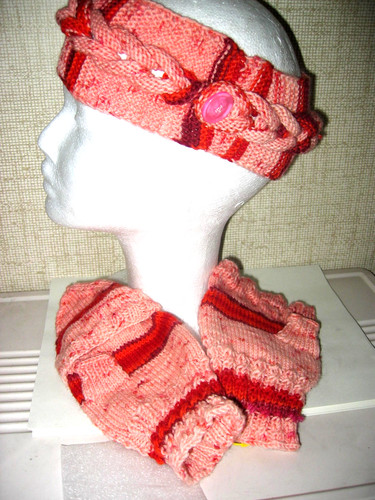 Stirnband mit rapunzel zopf - stirnband,