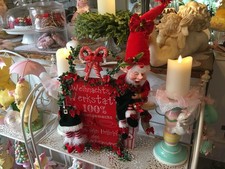 Deko Weihnachtself Schild