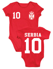 Serbien Baby Strampler Trikot