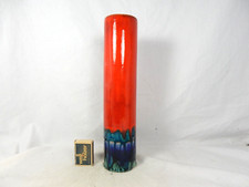 Rare cylindrical 70´s Ruscha " Lava" pottery vase in a rare glaze variation 800