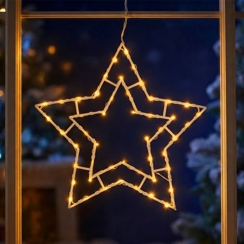 Led weihnachts fensterbild - led,