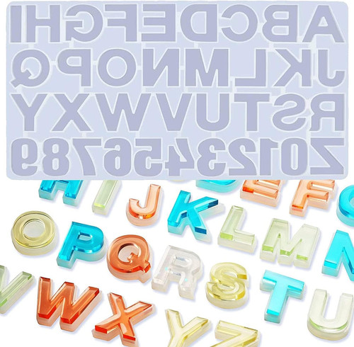Silikonform buchstaben zahlen - silikonform,