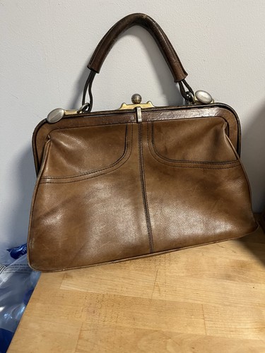 Leder tasche antik - leder,