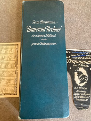 Antik buch universal - buch, universal-rechner