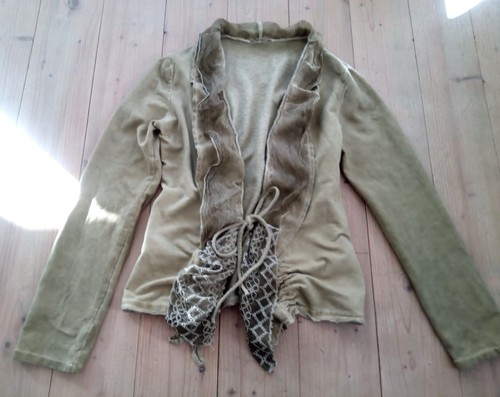 Jacke beige senf - gr., 40