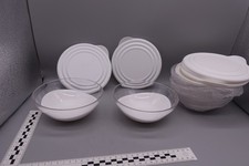 Tupperware 2 x  Eleganzia Schüssel weiß 600 mL Schüssel