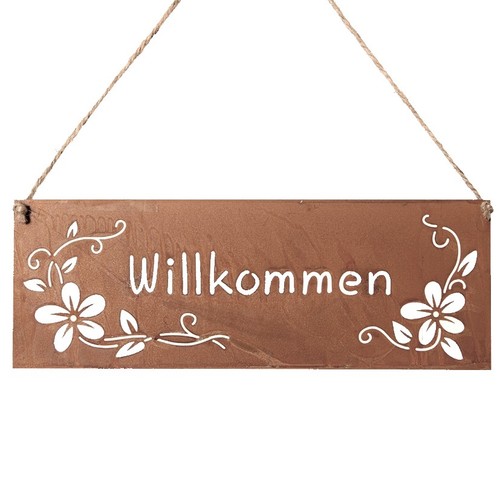 Metall hänger willkommen - hänger.,