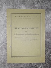 Dienstvorschriften Behandlung